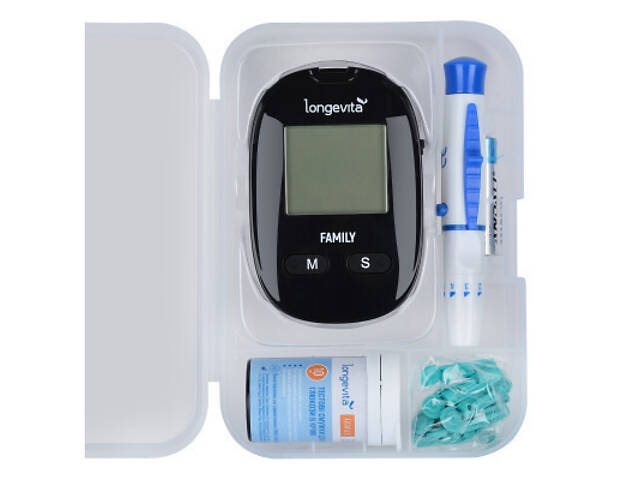 Глюкометр Longevita Family Система для вимірювання глюкози в крові (6806076) - Фото 2