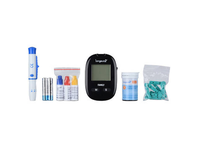 Глюкометр Longevita Family Система для вимірювання глюкози в крові (6806076) - Фото 3