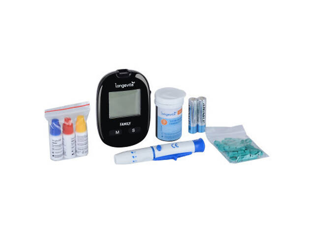 Глюкометр Longevita Family Система для вимірювання глюкози в крові (6806076) - Фото 4
