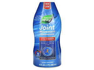 Глюкозамин для подвижности суставов, Joint Movement Glucosamine, Nature's Way, вкус ягод, 480 мл