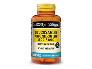 Глюкозамин Хондроитин Glucosamine Chondroitin Mason Natural 60 капсул