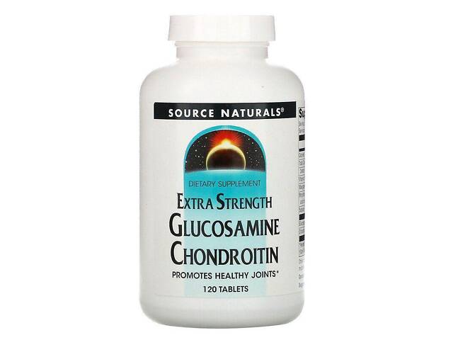 Глюкозамін і хондроїтин, Glucosamine Chondroitin, Source Naturals, 120 таблеток - Фото 1 Глюкозамін і хондроїтин, Glucosamine Chondroitin, Source Naturals, 120 таблеток - Фото 1