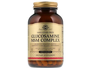 Глюкозамин МСМ комплекс Solgar Glucosamine MSM 120 таб