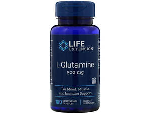 Глютамин 500 мг Life Extension L-Glutamine 100 капс