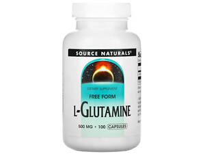 Глютамин Source Naturals L-Glutamine 500 мг 100 капс