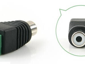 Гніздо для під'єднання RCA-F з клемами під кабель