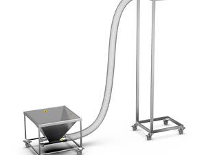 Гибкий шнековый транспортер (спиральный конвейер) 12 м