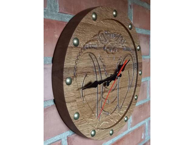 Годинник з натурального дерева 'кобра' - Фото 4