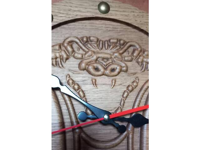 Годинник з натурального дерева 'кобра' - Фото 5