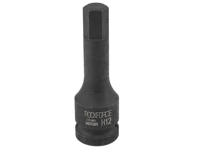 Головка-бита 6-гранная ударная 9мм,1/2' ROCKFORCE RF-24407809MPB - Фото 1