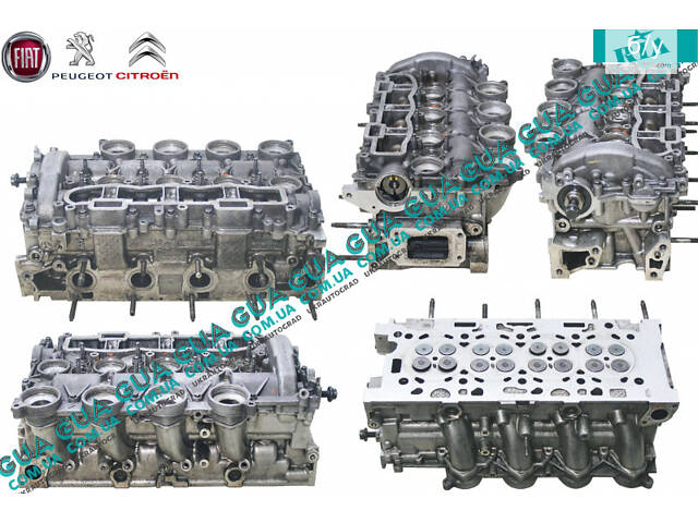 Головка блока цилиндров ( ГБЦ ) в сборе DV6 16 V 9655911480 Citroen / СИТРОЭН JUMPY III 2007- / ДЖАМПИ 3, Citroen / СИТ