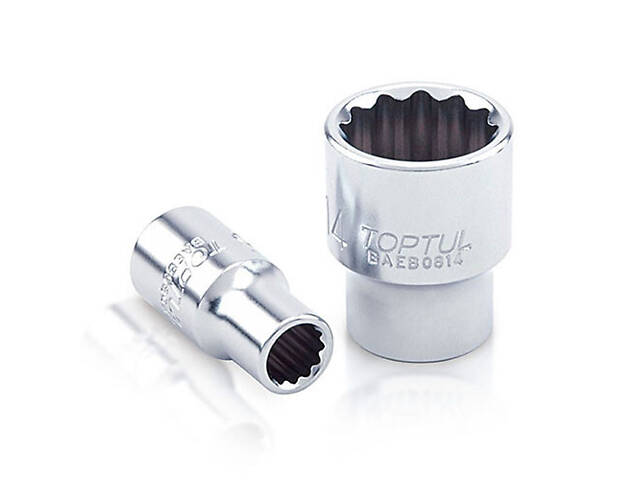 Головка торцевая 1/4' 11мм 12-гранная TOPTUL BAEB0811 - Фото 1