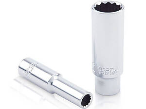 Головка торцевая 1/4' длинная 9мм 12-гранная TOPTUL BAEF0809