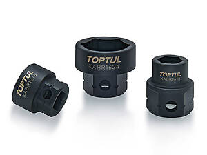 Головка торцева ударна низькопрофільна із 6-гр. хвостовиком 1/2' 17 мм TOPTUL KABR1617