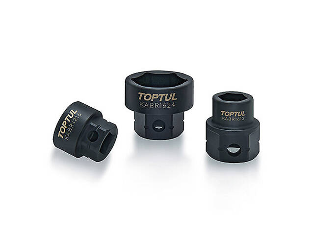 Головка торцевая ударная низкопрофильная с 6-гр. хвостовиком 1/2' 17мм TOPTUL KABR1617 - Фото 1