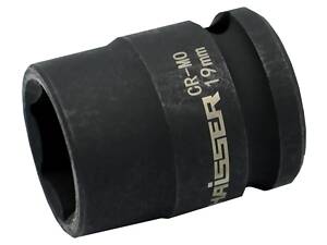 Головка ударна шестигранна Haisser 70206 117560 1/2' 19x38.5 мм