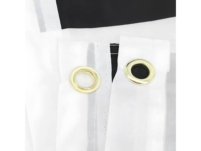 Гоночний прапор RESTEQ 150×90 см - чорно-білий фінішний прапор клітка для автоспорту - Фото 5