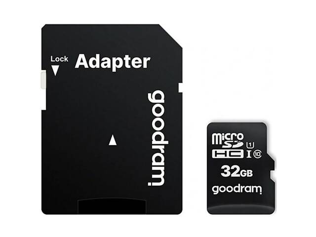 Goodram microSDHC 32GB Class 10 UHS I + SD adapter (M1AA-0320R12) - Фото 8