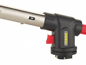 Горелка газовая VIROK з цанговим (швидким) Соединительм, п'езо запал 44V163