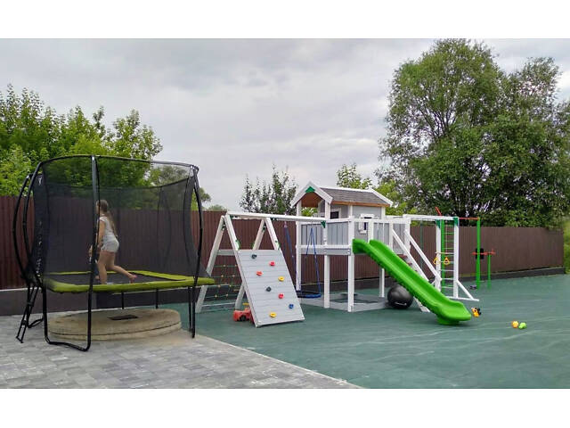 Горка для игровой площадки из литого пластика, платформа 150 см, Турция - Фото 3