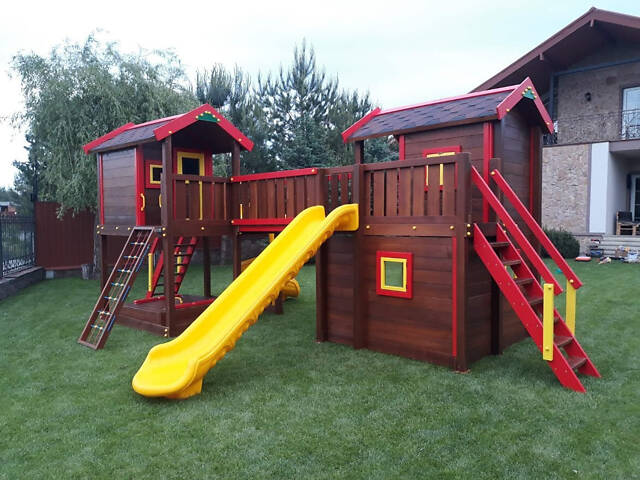 Горка для игровой площадки из литого пластика 200 см Турция - Фото 3