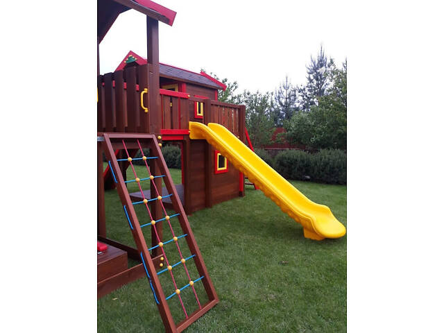 Горка для игровой площадки из литого пластика 200 см Турция - Фото 4