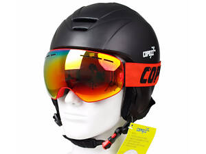 Гірськолижна маска Copozz GOG-201 Orange/Mirror Orange