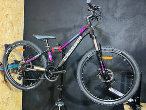 Горный велосипед Crosser Girl 26' рама 13 черно-розовый