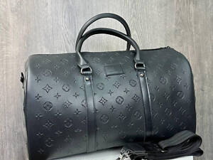 Міська чоловіча сумка на плече, велика та містка дорожня сумка для ручної поклажі з ручкою