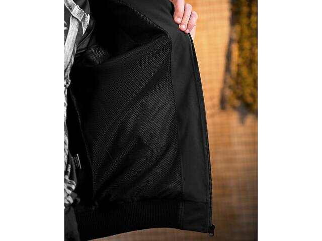 Міська Ветровка Stone island кишеня black 4 ДЛ7035 - Фото 2