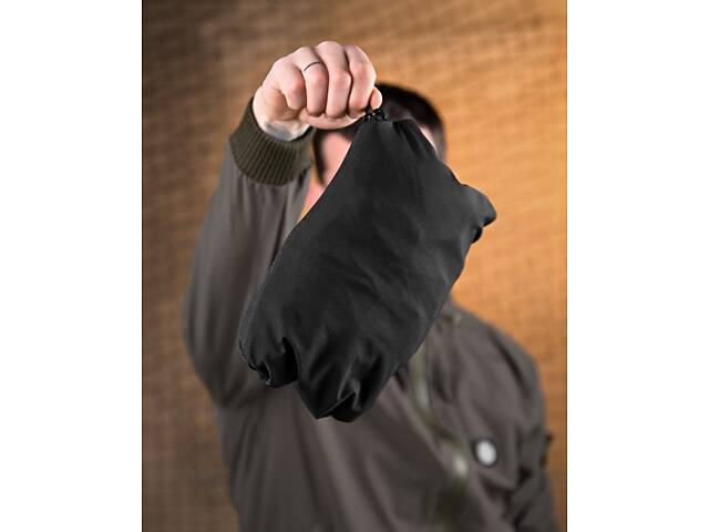 Міська Ветровка Stone island кишеня black 4 ДЛ7035 - Фото 3