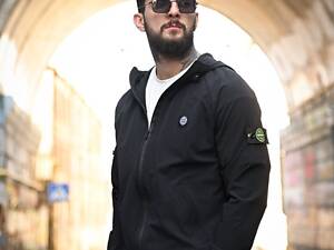 Міська Ветровка Stone island кишеня black 4 ДЛ7035