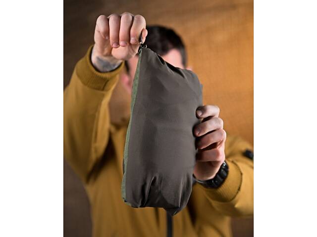 Міська вітровка Stone Island карман оліва 4 люкс ДЛ7037 - Фото 2