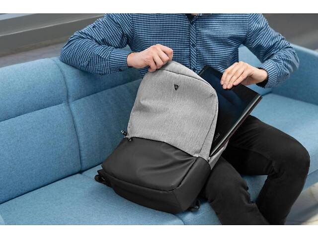 Городской рюкзак для ноутбука 16 2E DayPack 16 л Black-Grey - Фото 9