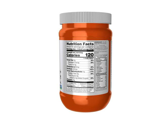 Гороховий протеїн NOW Foods Pea Protein 907 г CO004193 - Фото 2