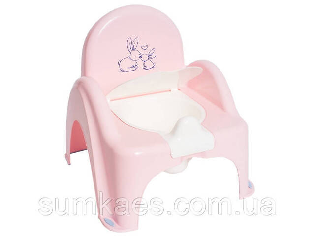 Горщик-стілець дитячий з музикою Bunny powder pink Горщик-стілець дитячий з музикою Bunny powder pink