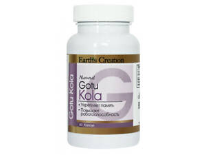 Готу кола Earth’s Creation Gotu Kola 500 mg 60 Capsules