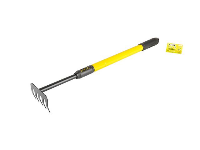 Граблі садові MASTERTOOL 5 зубів з телескопічною металевою ручкою 640-910 мм 14-6178 Граблі садові MASTERTOOL 5 зубів з телескопічною металевою ручкою 640-910 мм 14-6178