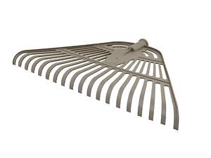 Граблі віялові пластикові ГОСПОДАР 19 зубів 470х270 мм 14-6224