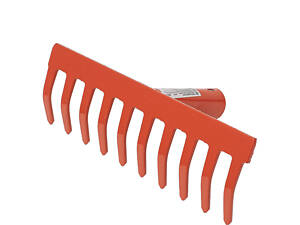 Грабли садовые прямые 10 зубцов 240×83мм сварное крепление GRAD (5051785)