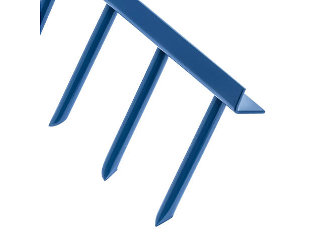 Грабли стальные штыревые с 9 зубьями c держаком (черенком) 1.5 м - Фото 8