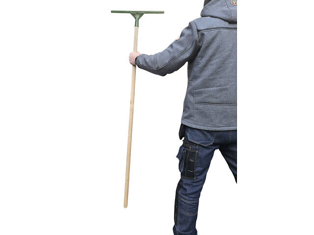 Грабли стальные завитые с 12 зубьями c держаком (черенком) 1.2 м - Фото 4