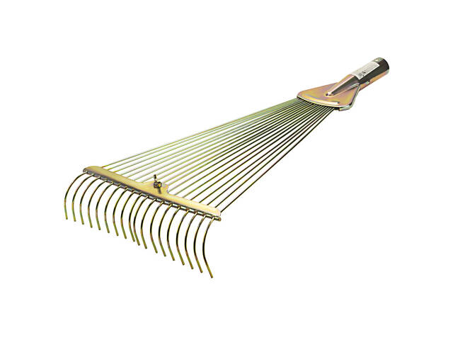 Грабли веерные раздвижные 18 проволочных зубцов 520×250мм GRAD (5052075) - Фото 3