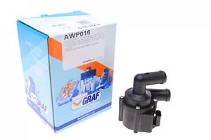 GRAF AWP016 Насос системи охолодження (додатковий) Audi A3/A5/A6/Q3/Skoda Octavia/SuperB/Yeti 08-/VW T6 15-