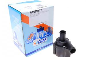 GRAF AWP017 Насос системи охолодження (додатковий) Audi A4-A8/Q5/Q7 06-/VW Crafter/Touareg/Amarok 11-16