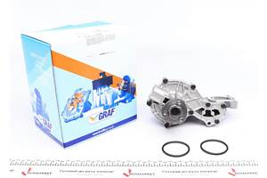 GRAF PA1105 Помпа води Audi/Seat/VW 1.3/1.6/D/TD/1.7/D/1.8/1.9/D/TD/TDI/SDI/2.0/E 76- (R/B)(6 лоп)(з корп.) HD