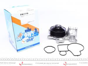 GRAF PA1116 Помпа води BMW 5 (F10/F11)/7 (F01-04)/X5 (E70)/X6 (E71/E72) 2.0d-3.0d 09- (B/B