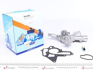 GRAF PA1265 Помпа води Opel Astra G/H/Corsa C/D 1.2 16V/1.4 00-14/Combo 1.4 16V 05- (B/B) (8лоп) (з датчиком t)