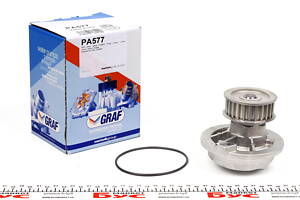 GRAF PA577 Помпа води Opel Astra F/Omega A/B/Vectra A/B 1.6/1.8i/2.0i 88-02 (25z) (B/B) (8