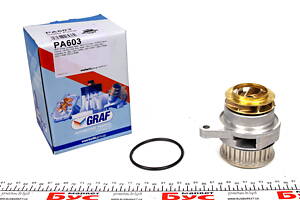 GRAF PA603 Помпа води Seat Cordoba/Ibiza/Skoda Octavia/VW Caddy/Golf/Polo 1.4i/1.6i 95-09 (27z) (B/B) (7 лоп)